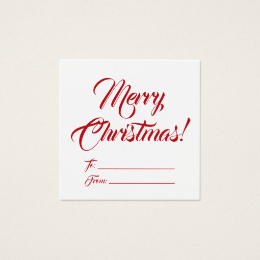 Weihnachts rot bis weiß von leerer Schrift elegant (Vorderseite)