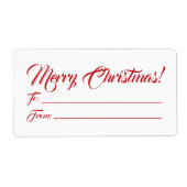 Weihnachts rot bis weiß von leerer Schrift elegant (Vorne)