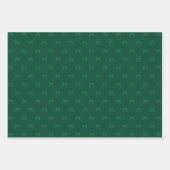 Weihnachts rot bordeauxgrün Ribbon & Bows Urlaub Geschenkpapier Set (Vorderseite 2)