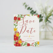 Weihnachts-Rot-Gelb-Kranz Blumenzehen (Stehend Vorderseite)