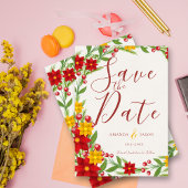 Weihnachts-Rot-Gelb-Kranz Blumenzehen