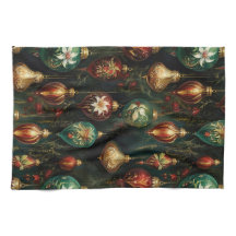 Weihnachts-Rot-Gold-Ornamente