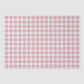 Weihnachts Rot Grün und Weiß Muster Seidenpapier (Vorderseite)