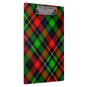 Weihnachts-Rot-Grün-Weiß-Flanell-Karodesign Klemmbrett (Rechts)