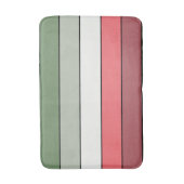 Weihnachts Rot Grüne Farbe auf Textil Papier Badematte (Vorderseite Vertikal)