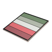 Weihnachts Rot Grüne Farbe auf Textil Papier Fliese (Seite)