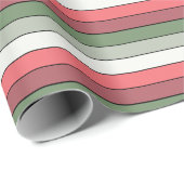 Weihnachts Rot Grüne Farbe auf Textil Papier Geschenkpapier (Rolleneckpunkt)
