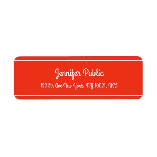 Weihnachts Rot Hand Skript Elegante Vorlage (Vorne)