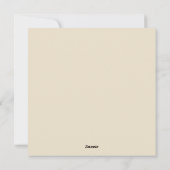 Weihnachts-Rot-Kariert Feiertagskarte (Rückseite)