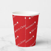 Weihnachts-Rot-Papier-Cups Pappbecher (Rechts)