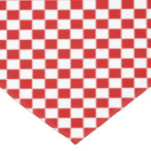 Weihnachts-Rot-Schachtel-Muster-Wohngestaltung Tischdecke (Schrägansicht)