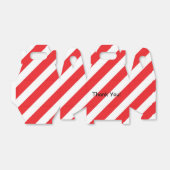 Weihnachts-Rot-Streifen-Gastgeschenk-Boxen Geschenkschachtel (Ungefaltet)