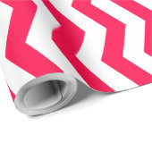 Weihnachts-Rot-Streifen Nostalgische Vorlage Geschenkpapier (Rolleneckpunkt)