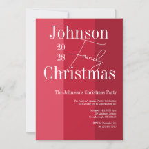 Weihnachts-Rot-Streifen Weihnachtsfeier Party Einl