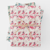 Weihnachts Rot und Grün Geschenkpapier Set (Beispiel)