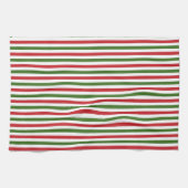 Weihnachts Rot und Grüne Handtücher (Horizontal)