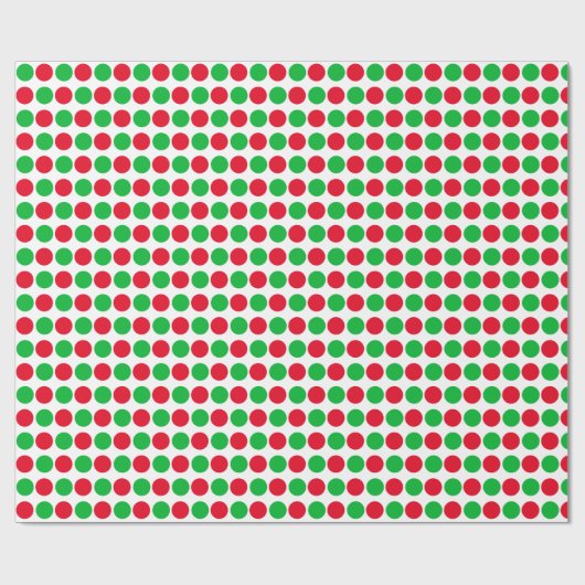 Weihnachts-Rot- und Grüntafeln Geschenkpapier (Flach)