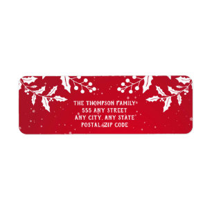 Weihnachts-Rot- und Weißholzzweige feierlich