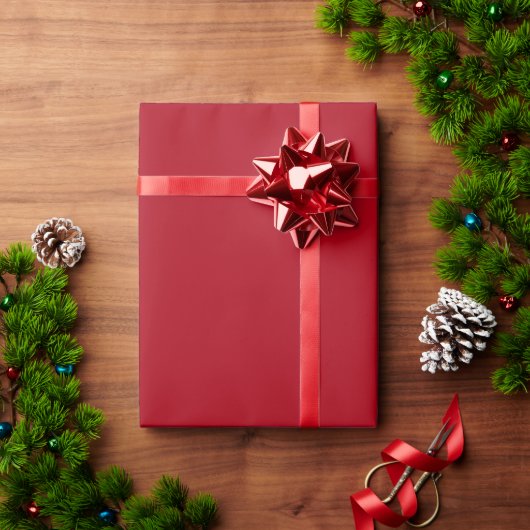 Weihnachts Rot-Vollfarbenwrapping Papier Geschenkpapier (Feiertagsgeschenk)