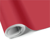 Weihnachts Rot-Vollfarbenwrapping Papier Geschenkpapier (Rolleneckpunkt)