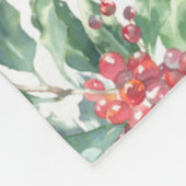 Weihnachts-Rot, Weiß-Oma's Cosy Fleece Blanket (Ecke)