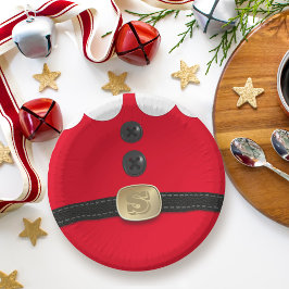 Weihnachts-Rote Elf Weihnachtsfeier Weihnachten An Pappteller