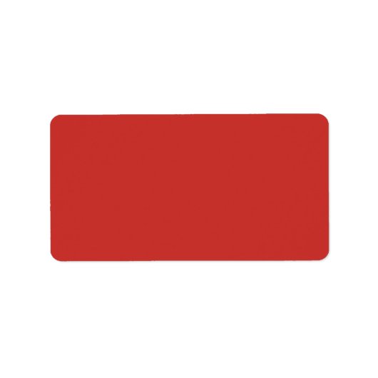 Weihnachts Rote Farbe Adressaufkleber (Vorne)