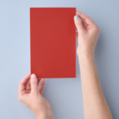 Weihnachts Rote Farbe Flyer (Handgriff)