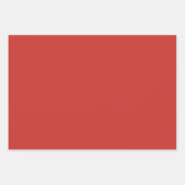 Weihnachts Rote Farbe Geschenkpapier Set (Vorderseite 2)