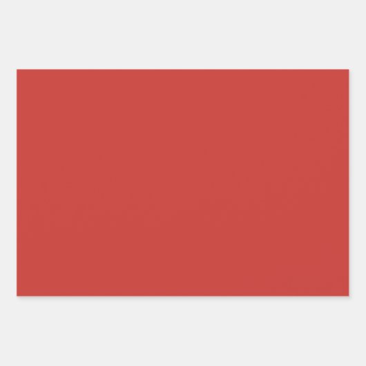 Weihnachts Rote Farbe Geschenkpapier Set (Vorderseite 2)