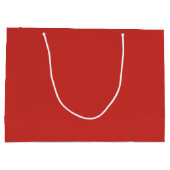 Weihnachts Rote Farbe Große Geschenktüte (Rückseite)