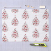 Weihnachts Rote Pfefferminzbaume Seidenpapier (Handwerk)