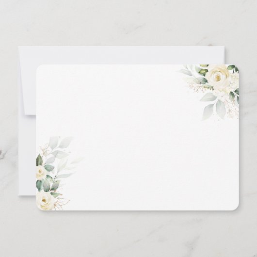 Weihnachts Rote Poinsettia Vorhersagekarte Einladung (Rückseite)