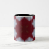 Weihnachts Rote Schneeflocke Tasse (Mittel)