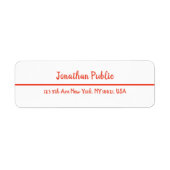 Weihnachts-Rote Schriftzeichen-Template-Rücksendea (Vorne)