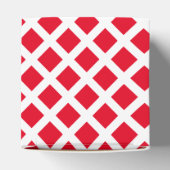Weihnachts Rote Streifen Diamantgeschenk Geschenkschachtel (Oben)