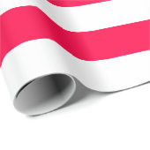 Weihnachts Rote Streifen Elegante Vorlage Geschenkpapier (Rolleneckpunkt)