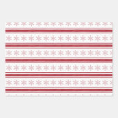 Weihnachts-Rote Strumpf-Wrapper Geschenkpapier Set (Vorderseite 3)
