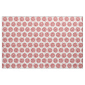 Weihnachts Roter Glitzer Schneeflocken Muster Stoff (Yard (91,4 cm))