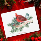 Weihnachts-Roter Kardinal Feiertagskarte
