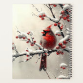 Weihnachts Roter Kardinal Weihnachtsplaner Planer (Rückseite)