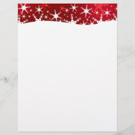 Weihnachts Roter Winter Schneeflocken