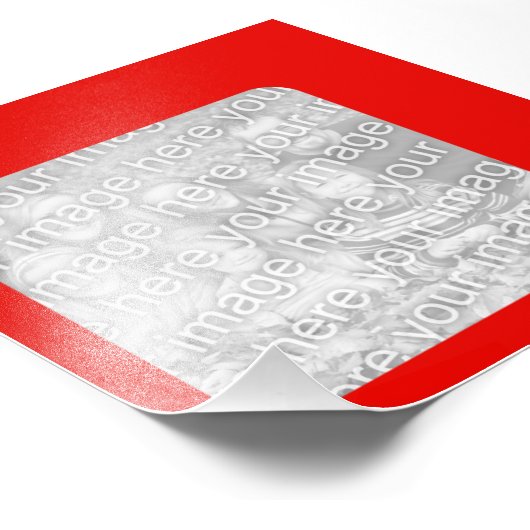 Weihnachts-Rotes Foto (Ecke)