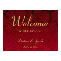 Weihnachts Rotes Gold Schwarzes Winter Hochzeit