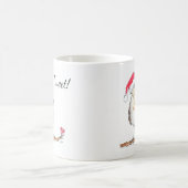 Weihnachts-Rotkehlchen Kaffeetasse (Mittel)
