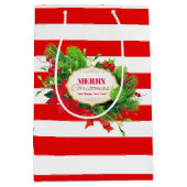 Weihnachts-Rottasche Mittlere Geschenktüte (Vorderseite)