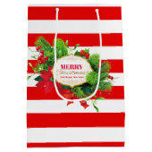 Weihnachts-Rottasche Mittlere Geschenktüte (Rückseite)