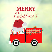 Weihnachts-Rottruck Fensteraufkleber (Blatt 3)