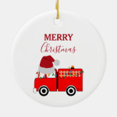 Weihnachts-Rottruck Keramik Ornament (Hinten)