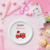 Weihnachts-Rottruck Pappteller (Party)